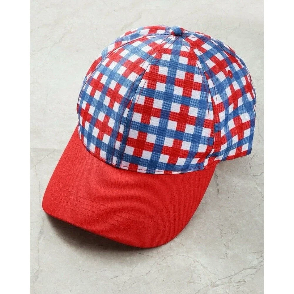 2 Celebrate America Ball Caps~Red, Whi & Blu, Adult Size&Born to Spark~Kids Size